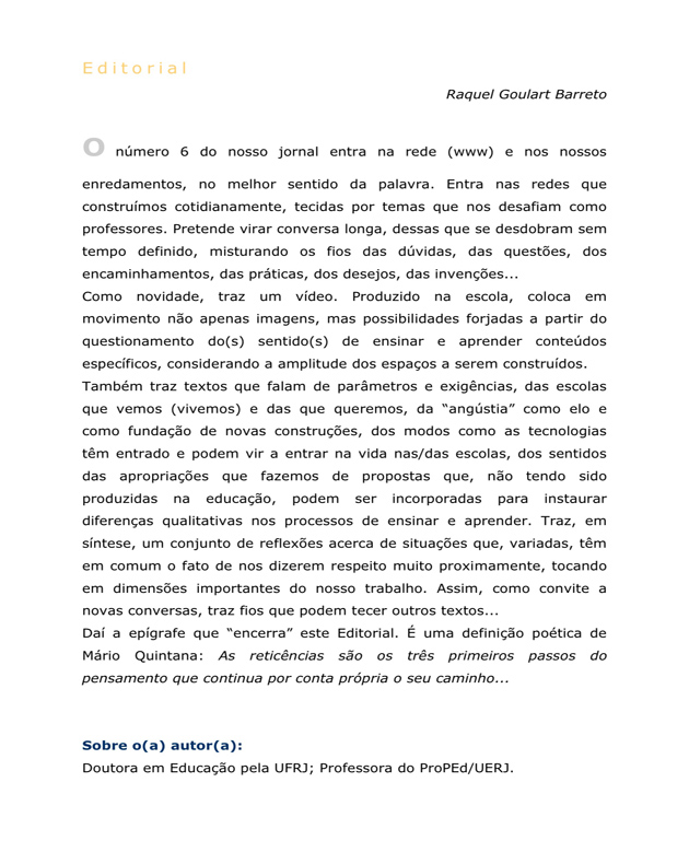 editorial